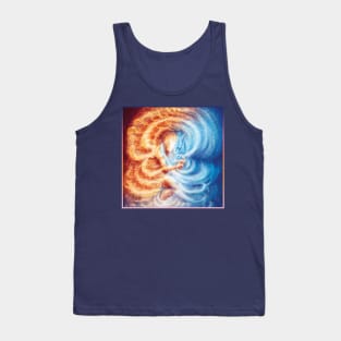 Fire and Ice (cropped, square format) Tank Top